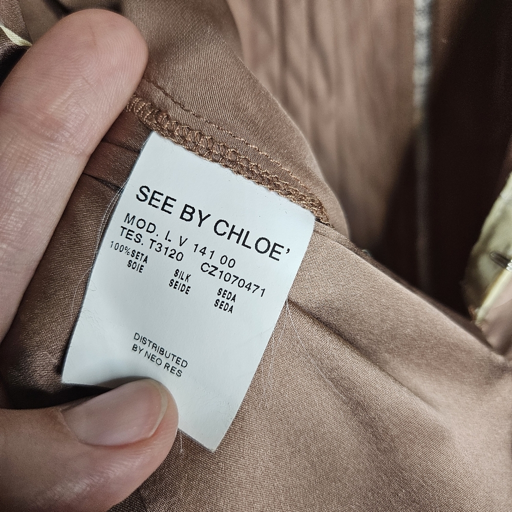 Vintage See by Chloe Silk Slip Dress - Picture 13 of 13